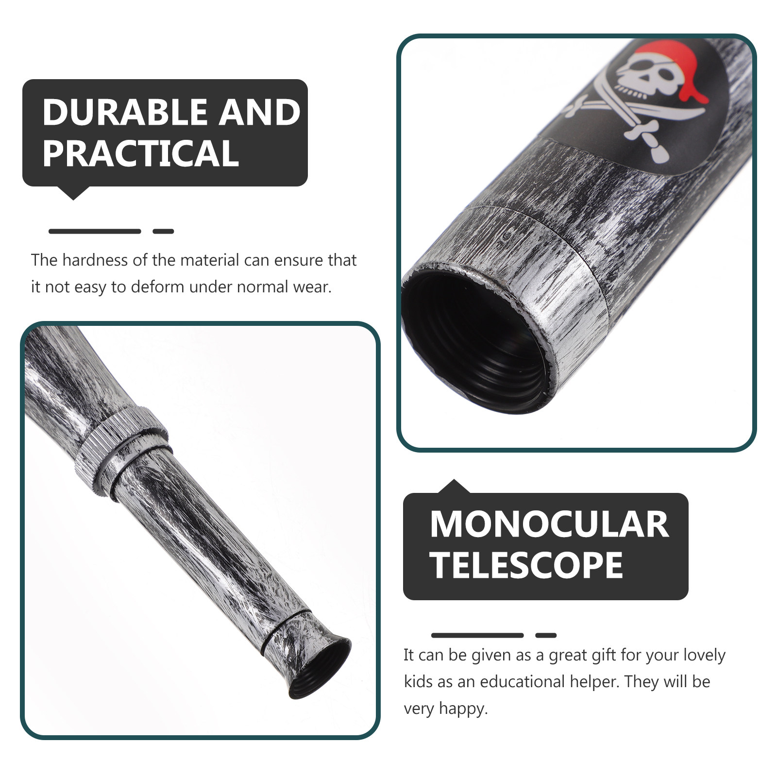6Pcs Kids Pirate Monocular Tel - Outdoor Adventure Educator review and price