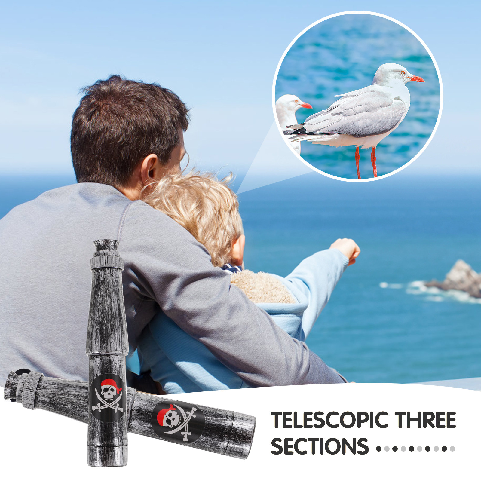 6Pcs Kids Pirate Monocular Tel - Outdoor Adventure Educator review and price
