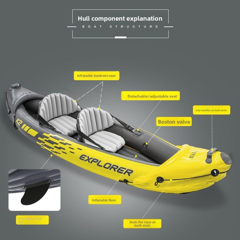 Inflatable Boat Two Person Raf - Outdoor Adventure Rafting review and price