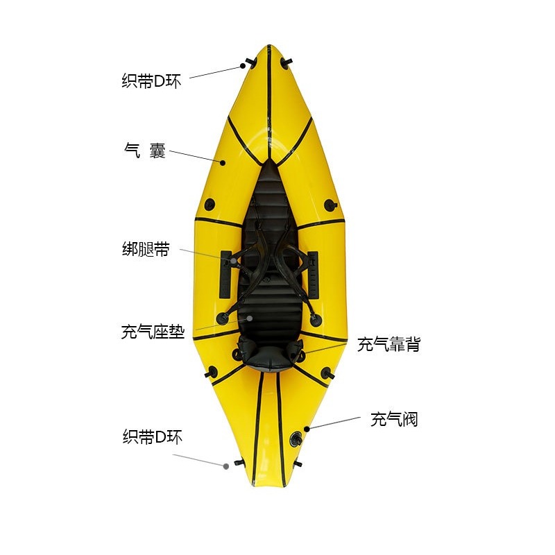 Inflatable Fishing Boat, Singl - Outdoor Adventure Rafting review and price