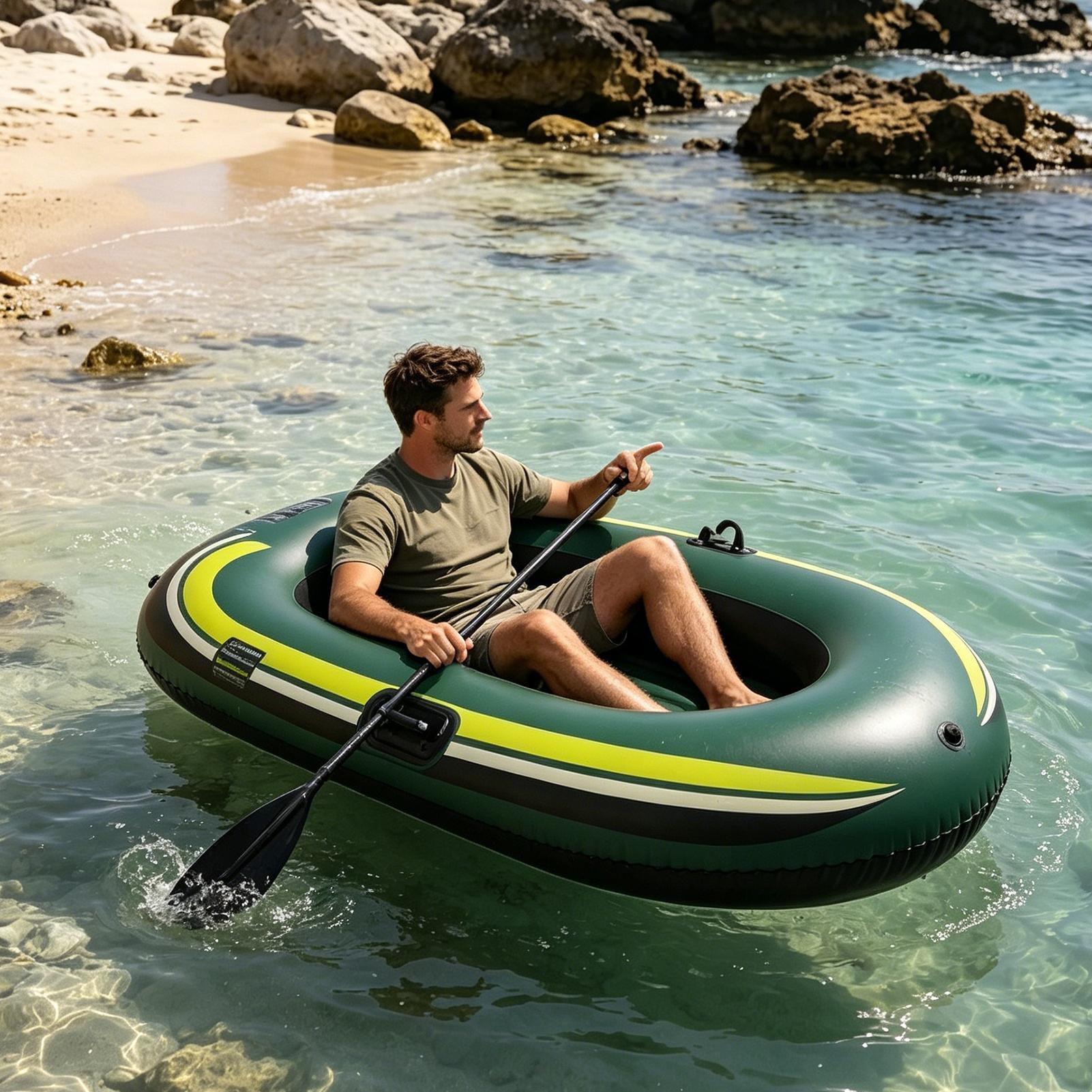 Inflatable Boat Thickened Wear - Outdoor Adventure Rafting review and price