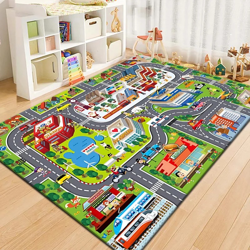 Colorful Kids City Map Play Ma - Outdoor Adventure Educator review and price