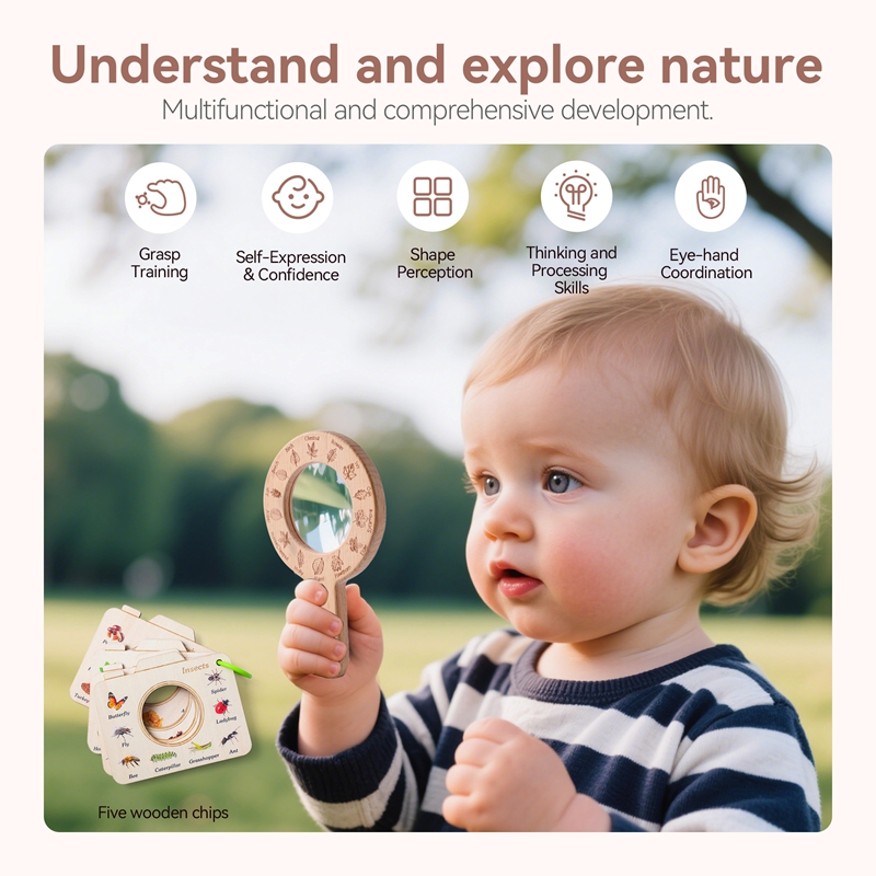 Wooden Magnifying Glass Outdoo - Outdoor Adventure Educator review and price