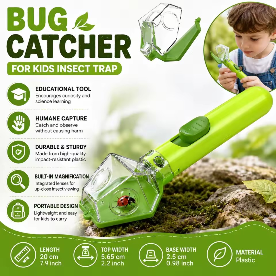 Handheld Insect Catcher With 6 - Outdoor Adventure Educator review and price